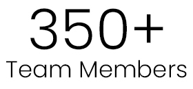 350+ Team Members