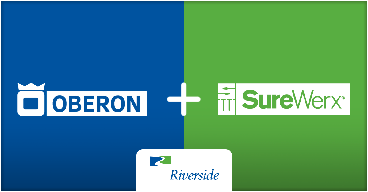 <span id="hs_cos_wrapper_name" class="hs_cos_wrapper hs_cos_wrapper_meta_field hs_cos_wrapper_type_text" style="" data-hs-cos-general-type="meta_field" data-hs-cos-type="text" >Riverside’s Investment in Oberon Company is a Sure Thing for SureWerx</span>