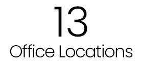13 Office Locations
