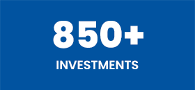 850+ Investments