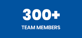300+ Team Members